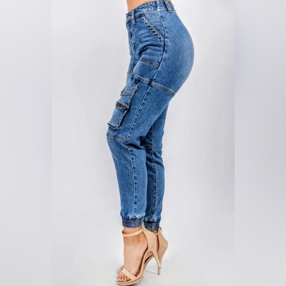 Denim Joggers - Picture 3 of 4